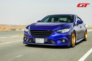 Капот с прорезаными жабрами SkyActivSport на Mazda 6 / Atenza GJ (2012 - н.в.)