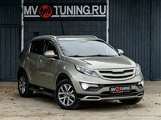 Юбка переднего бампера Ixion KIA Sportage (2010-2016)